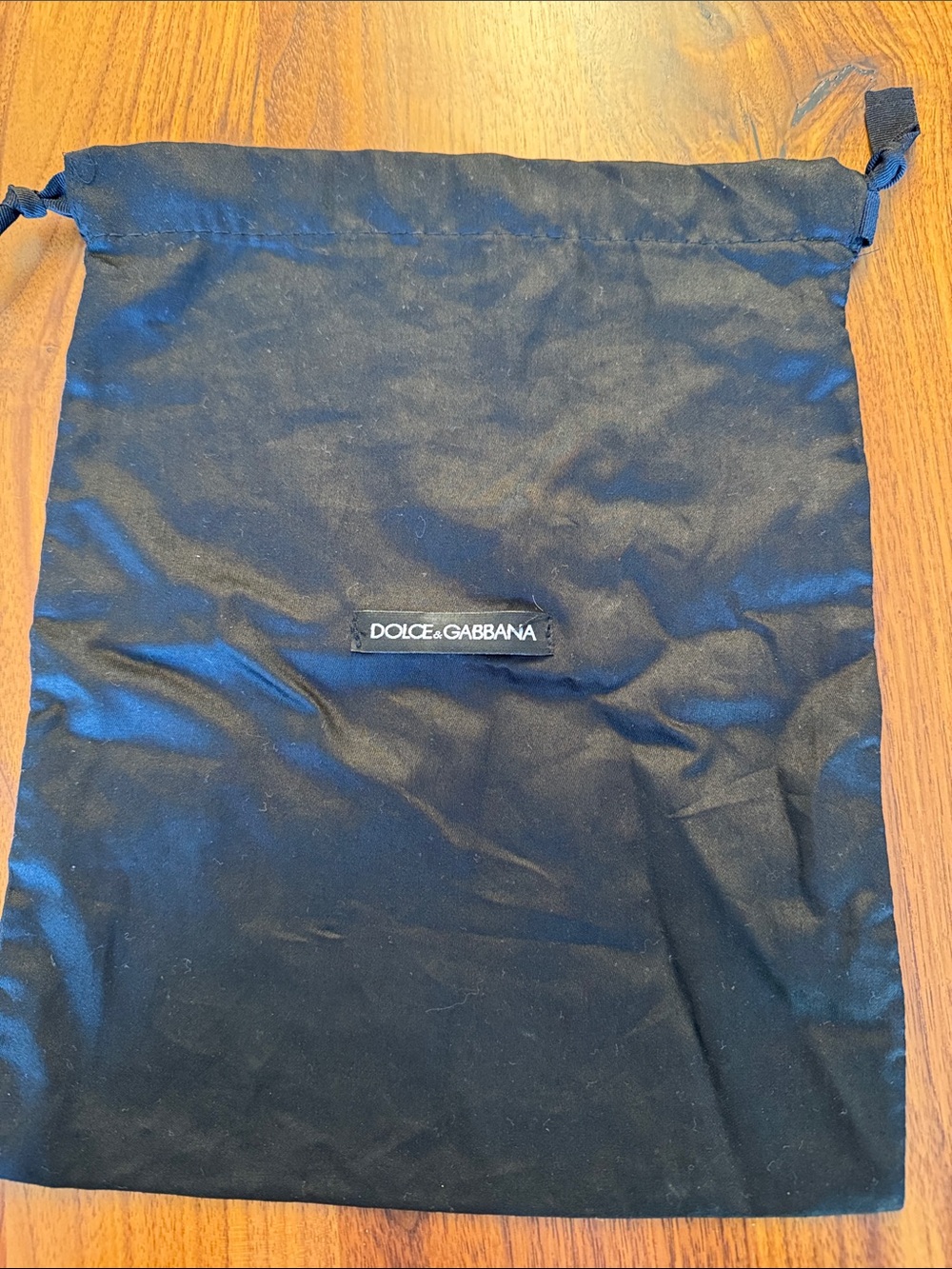 Dolce & Gabbana Black Drawstring Dust Bag
